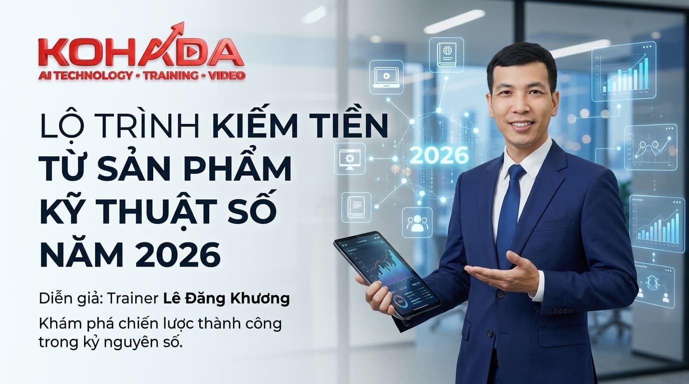 Lộ Trình Kiếm Tiền Từ Sản Phẩm Số 2026 — Trainer Phú Hà